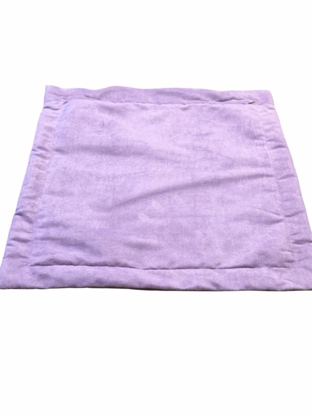 Lavender Butterfly Embroidered Decorative Pillow Cover